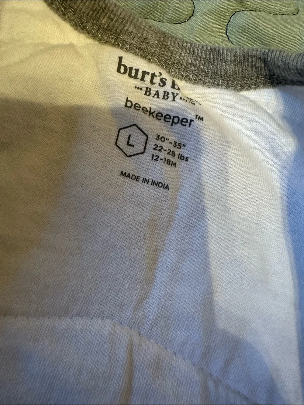 Burt's Bees Baby Beekeeper Wearable Blanket 1.5 TOG